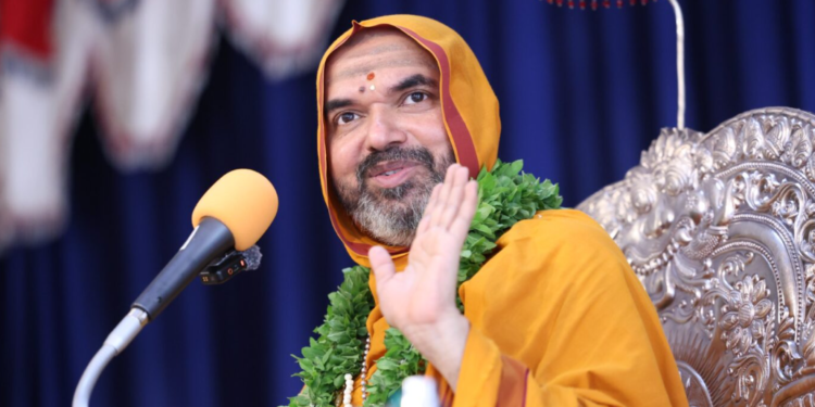 Golden Paduka Puja takes centre stage at Annabrahma Chaturmasya in Gokarna