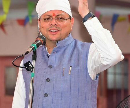 CM Dhami hits out at Rahul Gandhi for not reacting on ‘controversial remarks’ of Muslim clerics
