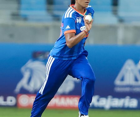 Women’s Asia Cup Final: BCCI Secy Saikia, VP Shukla present Nandni with fielding medal