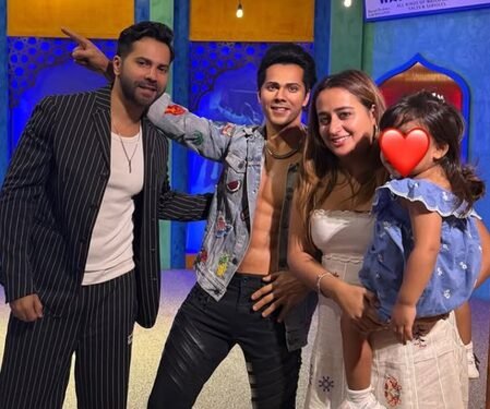 Varun Dhawan shows wife Natasha and daughter Lara his wax statue at Madame Tussauds, calls it a ‘core memory’