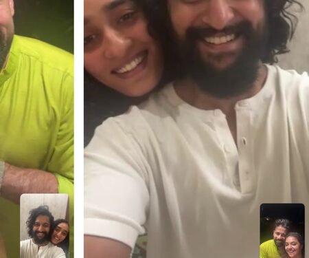 Nani joins Keerthy Suresh’s Onam celebration over video call