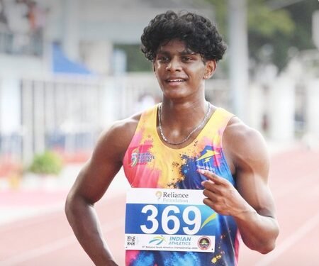 Neil Samraj sets youth national and meet record in 100m at National Youth Athletics C’ships
