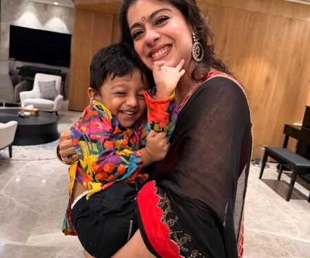 Kajol’s playtime with Ishita Dutta & Vatsal Sheth’s son Vaayu: My dose of serotonin