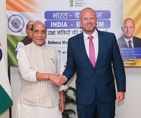 Rajnath Singh, Belgian counterpart Francken review defence ties, industrial cooperation