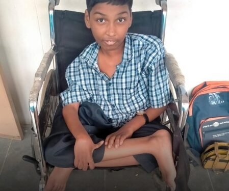 Chennai boy overcomes 90 pc spinal muscular disability to attain IIT BS berth