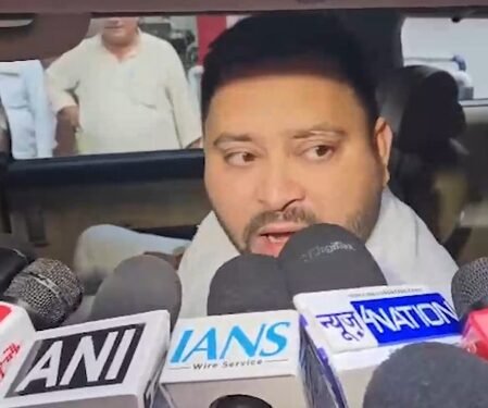 Tejashwi slams Centre, Bihar govt over floods, says no permanent solution in sight