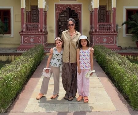 Lisa Ray explores Jaipur’s art, culture and cuisine with her daughters