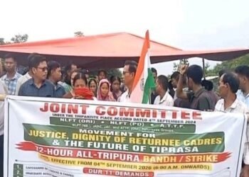 Surrendered Tripura militants launch 72-hour National Highway, rail blockade over rehabilitation demands