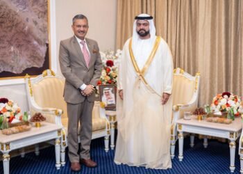 Indian Ambasador and Crown Prince of Fujairah discuss ways to deepend India-UAE ties