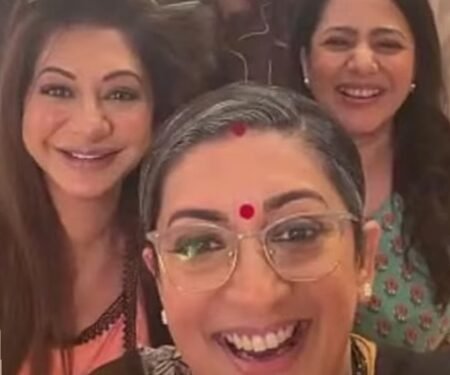 Smriti Irani shares team pic with ‘Kyunki’ co-stars, recalls 20-year-old bond