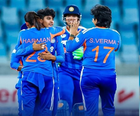 Women’s Asia Cup: India earn seven-wicket win over Pakistan despite Fatima’s three-for