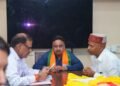 Delhi BJP camp: MP Praveen Khandelwal resolves public grievances