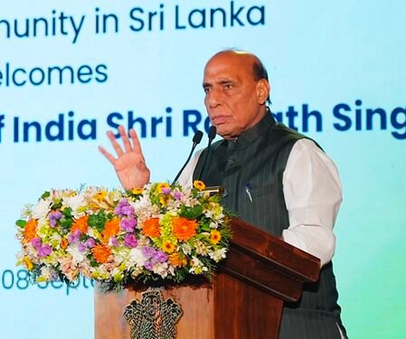 Indian community ‘Sethu’ between India and Sri Lanka: Defence Minister Rajnath Singh in Colombo