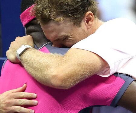 ‘I know how much it hurts, I’ve been there twice’: Tiafoe on tearful hug with Michelsen