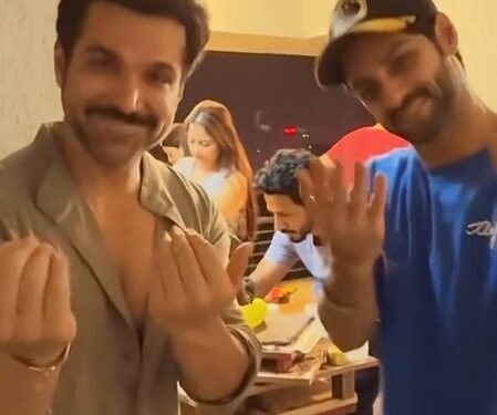 Karan Wahi, Rithvik recreate Smriti Irani’s iconic ‘Kyunki Saas Bhi Kabhi Bahu Thi’ style while showcasing eco-friendly Ganpati idols