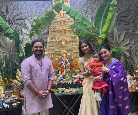 Paritosh Tripathi gives glimpse of Shilpa Shetty’s Ganpati celebrations