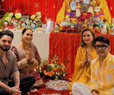 Afsana Khan visits Kapil Sharma’s house for Ganpati celebrations, gets heavily trolled over her religious identity