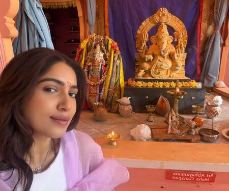 Bhumi Pednekkar finds Ganpati Bappa in NY:  He finds you wherever you are