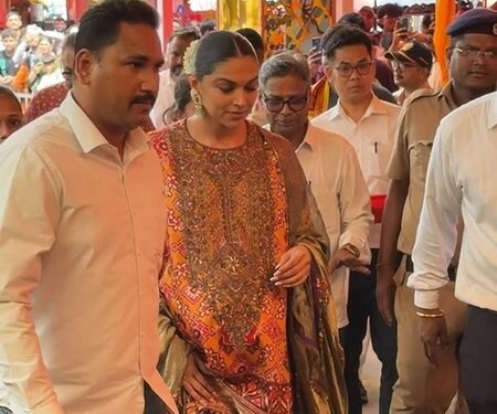 Ranveer Singh, Deepika Padukone seek blessings at Siddhivinayak Temple ahead of 2nd baby’s arrival