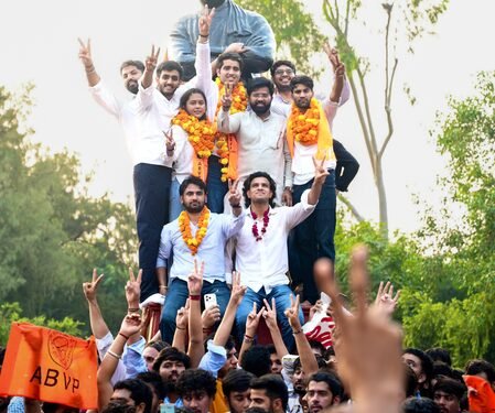 ABVP’s DUSU sweep highlights youth’s connect with growth and nationalism