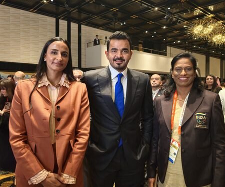 Asian Games: IOA Prez PT Usha meets OCA chief and members at welcome reception