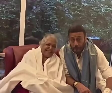 Jackie Shroff relives fond memories of classic Indian cinema with veteran actress Shubha Khote