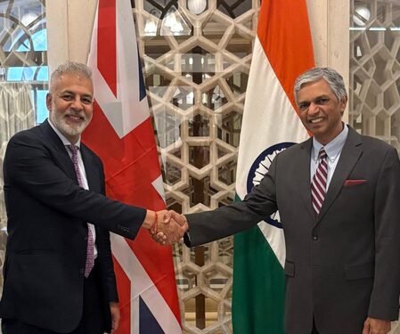 India and UK discuss further deepening bilateral partnership