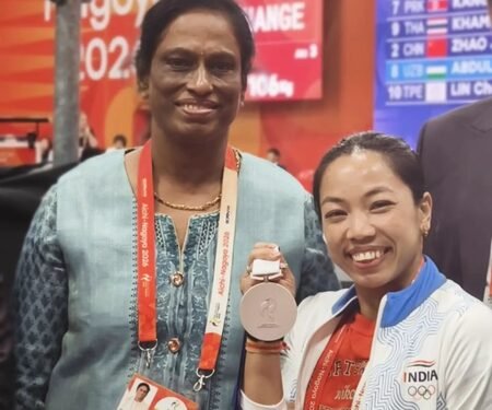 Asian Games: ‘A very special moment’ — Usha congratulates Mirabai Chanu on historic silver