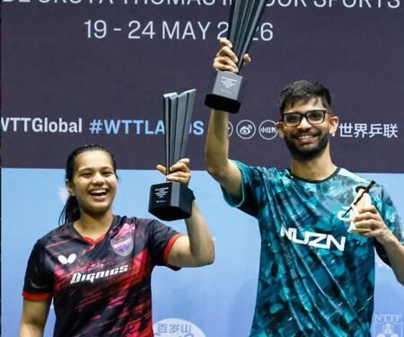 Asian Games: Manush-Diya secure medal in TT mixed doubles; Kamaljeet, Suruchi in 10m air pistol mixed team final