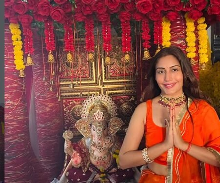 Surbhi Chandna bids an emotional goodbye to Bappa, shares glimpses from visarjan celebrations