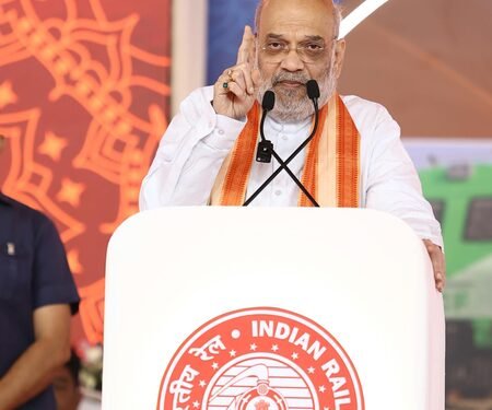 ‘Discuss with figures’: HM Shah challenges Cong, levels Rs 12 lakh crore corruption charge