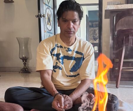 Shaan’s wife Radhika Mukherji performs a haavan for him every year