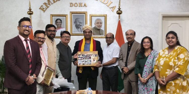 Karnataka Sangha Qatar bids farewell to Indian diplomat Sandeep Kumar
