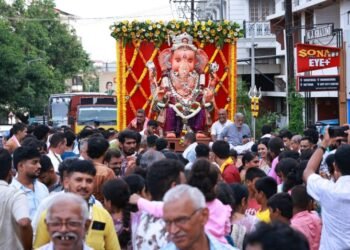 Mangaluru’s Sanghaniketan marks 79th Ganeshotsava with grand idol procession