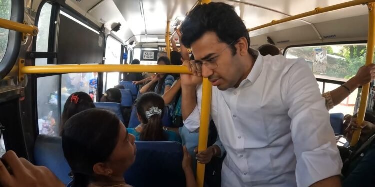 Bengaluru gets nod for 4,500 e-buses after repeated follow-ups by MP Tejasvi Surya