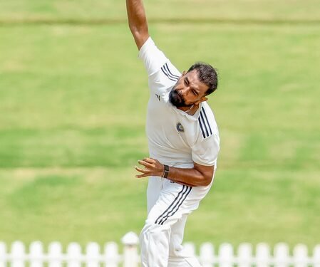 Ranji Trophy: Shami takes four-wicket haul; Smaran smashes century on captaincy debut on opening day