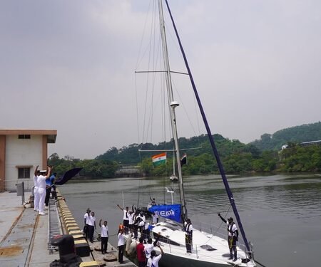 INSV Neelkanth embarks on 660 nautical miles voyage from Visakhapatnam To the Andamans