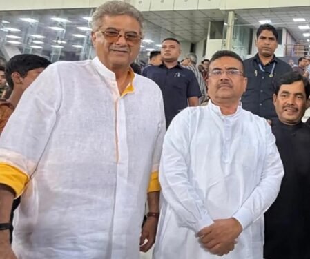 Boney Kapoor enjoys historic football match between India and Brazil with West Bengal CM, MP Manoj Tiwari