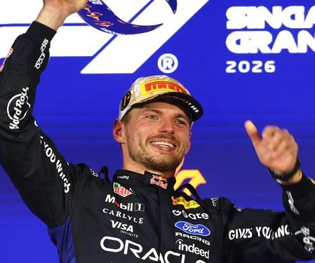 Verstappen wins first Singapore GP in perfect week, Antonelli takes P3 with F1 title in sights