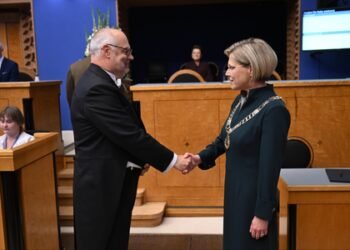 Estonia’s new president Ulle Madise sworn into office