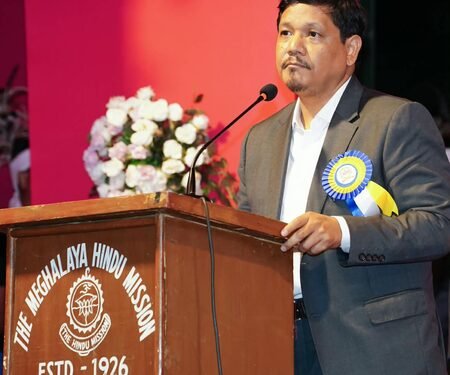 ‘Love your community, never hate others’: Meghalaya CM at Hindu Mission centenary