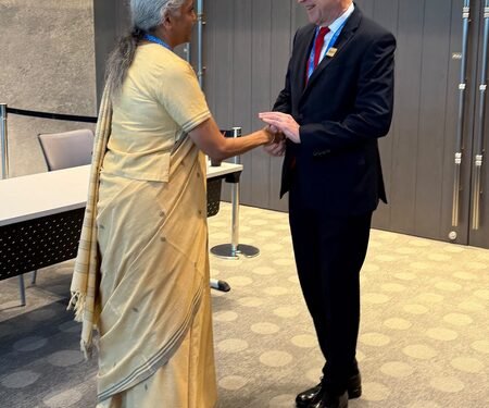 FM Sitharaman meets UK counterpart in Bangkok, agree to cement economic ties
