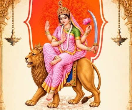 ‘May devotees attain courage, strength to fulfil their resolves’: CM Yogi on Navratri Day-6