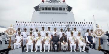 V-P Radhakrishnan commissions Navy’s first indigenous multi-purpose vessel Samarthak