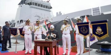 Newly commissioned multi-purpose warship INS Samarthak has 75 pc indigenous equipment