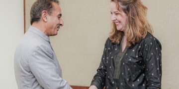 MoS Kirti Vardhan Singh meets IOM chief Amy Pope, discusses strengthening cooperation on migration, mobility