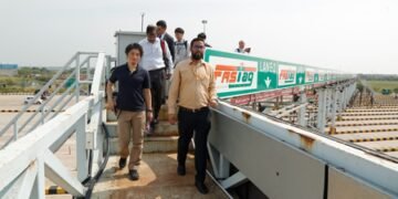 Japanese delegation visits MLFF tolling system near Delhi