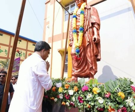 Tripura CM Manik Saha inaugurates indoor sports hall, urges youth to shun drug addiction
