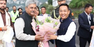 Sikkim Governor-designate Dushyant Gautam arrives in Gangtok ahead of oath ceremony