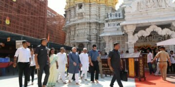 Gujarat CM visits Ambaji temple on Maha Ashtami, reviews Navratri arrangements